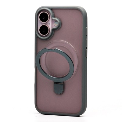 Чехол-накладка для Apple iPhone 16 (серый) - SM088 SafeMag