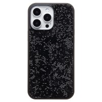 Чехол-накладка для Apple iPhone 16 Pro Max россыпь кристаллов (черный) PC071 POSH SHINE