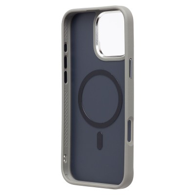 Чехол-накладка для Apple iPhone 16 Pro Max (золотисто-титановый) SM023 SafeMag