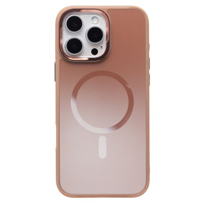 Чехол-накладка для Apple iPhone 16 Pro Max (розовое золото) - SM023 SafeMag