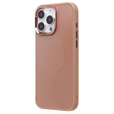Чехол-накладка для Apple iPhone 16 Pro Max (розовое золото) - SM023 SafeMag