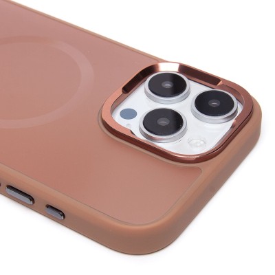 Чехол-накладка для Apple iPhone 16 Pro Max (розовое золото) - SM023 SafeMag