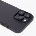 Чехол-накладка для Apple iPhone 16 Pro (матовый прозрачный/черный) - PC091
