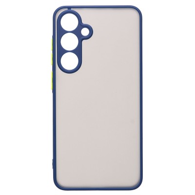 Чехол-накладка для Samsung Galaxy S24FE (темно-синий) - PC041