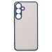 Чехол-накладка для Samsung Galaxy S24FE (темно-синий) - PC041
