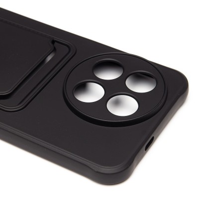 Чехол-накладка для Tecno Spark 30 Pro (черный) - SC304 с картхолдером