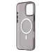 Чехол-накладка для Apple iPhone 16 Pro Max (черный/матовый прозрачный) - SM038 SafeMag
