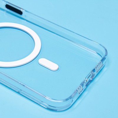 Чехол-накладка для Apple iPhone 13/iPhone 14 (прозрачный) - SM039 SafeMag