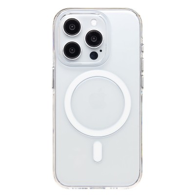 Чехол-накладка для Apple iPhone 15 Pro (прозрачный) - SM039 SafeMag