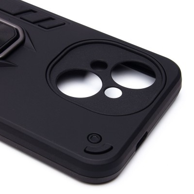 Чехол-накладка для Tecno Spark Go 1 (черный) - SGP001 противоударный