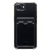 Чехол-накладка с картхолдером для Apple iPhone 16e (черный) SC276