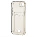 Чехол-накладка с картхолдером для Apple iPhone 16e (черный) SC276