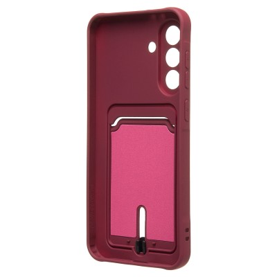 Чехол-накладка для Samsung Galaxy A56 5G (бордовый) - SC304 с картхолдером Чехол-накладка для Samsung Galaxy A56 5G (бордовый) - SC304 с картхолдером
