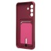 Чехол-накладка для Samsung Galaxy A56 5G (бордовый) - SC304 с картхолдером Чехол-накладка для Samsung Galaxy A56 5G (бордовый) - SC304 с картхолдером