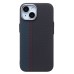 Чехол-накладка для Apple iPhone 15 - (120) тех. уп.) (черный/синий) Luxo Creative PC