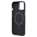 Чехол-накладка для Apple iPhone 15 - (120) тех. уп.) (черный/синий) Luxo Creative PC