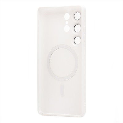 Чехол-накладка для Samsung Galaxy S25 Ultra (белый) - SM020 Matte SafeMag