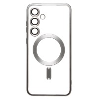 Чехол-накладка для Samsung Galaxy S24FE (серебяный) - SM027 SafeMag