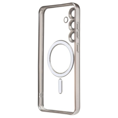 Чехол-накладка для Samsung Galaxy S24FE (серебяный) - SM027 SafeMag