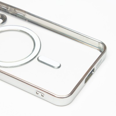 Чехол-накладка для Samsung Galaxy S24FE (серебяный) - SM027 SafeMag