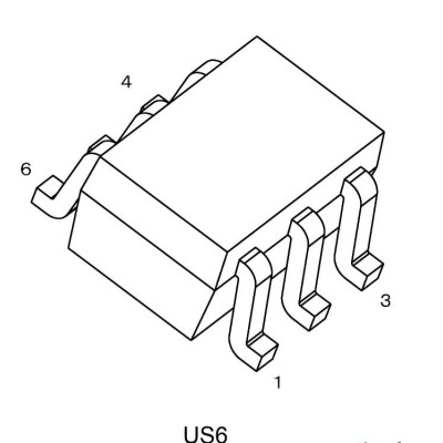 Микросхема SSM6N7002KFU N-Channel MOSFET 60V 0.3A SOT-363