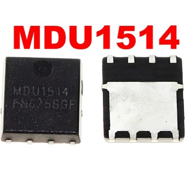 Микросхема MDU1514 N-Channel MOSFET 30V 66.3A POWERDFN56