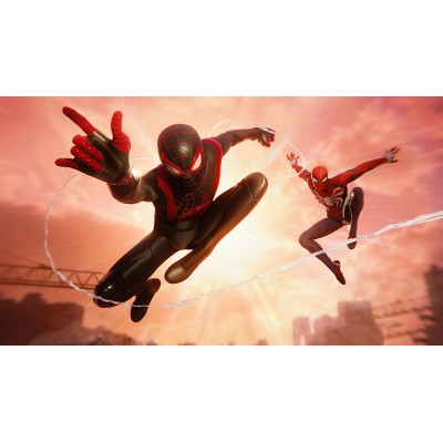 Диск Spider man Miles Morales PS4 Новый