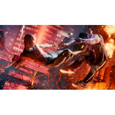 Диск Spider man Miles Morales PS4 Новый