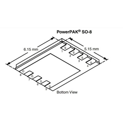 Микросхема SiRA14BDP-T1-GE3 N-Channel MOSFET 30V 64A SO8 bulk Микросхема SiRA14BDP-T1-GE3 N-Channel MOSFET 30V 64A SO8 bulk