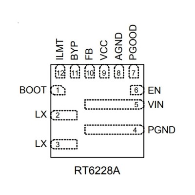 Микросхема RT6228AGQUF K6= Bulk