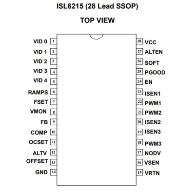 Микросхема ISL6215