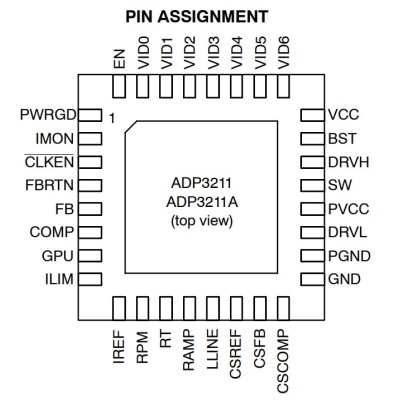 Микросхема ADP3211A