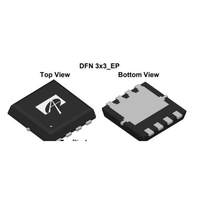 Микросхема AON7401 P-Channel MOSFET 30V 35A DFN3x3EP bulk