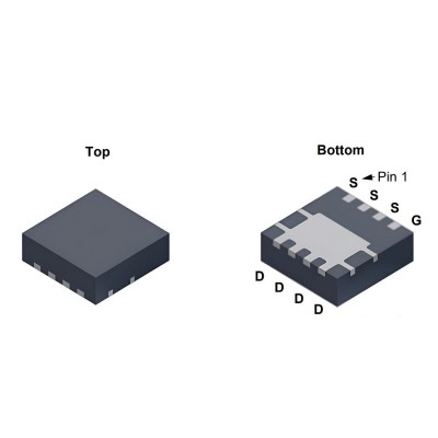 Микросхема FDMC8884 N-Channel MOSFET 30V 15A POWER33 Bulk