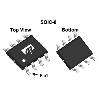 Микросхема AO4807 P-Channel MOSFET 30V 6A SO-8