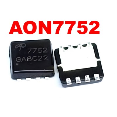 Микросхема AON7752 N-Channel MOSFET 30V 16A DFN3x3EP