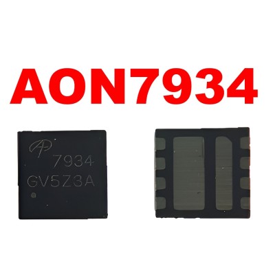 Микросхема AON7934 N-Channel MOSFET 30V 18A DFN3X3AEP2