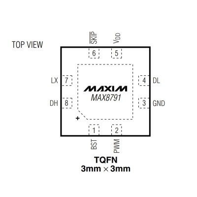 Микросхема MAX8791GTA