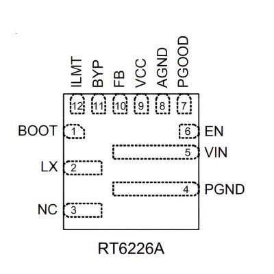 Микросхема RT6226AGQUF KA=