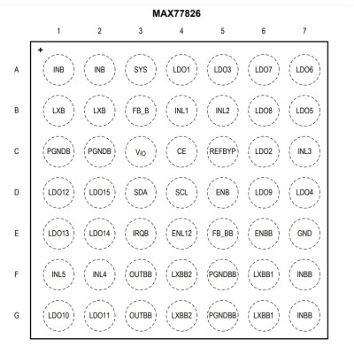 Микросхема MAX77826EWJ+