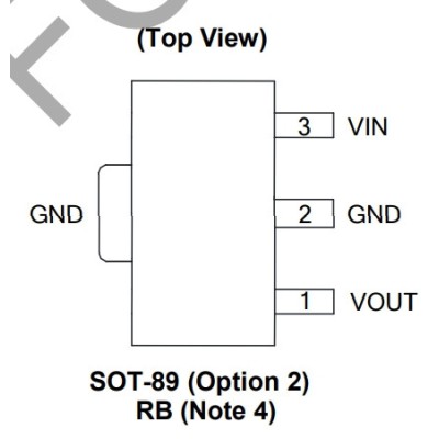 Микросхема AP2204RB-3.3TRG SOT89-3