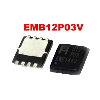 Микросхема EMB12P03V P-Channel MOSFET 30V 21A EDFN3X3
