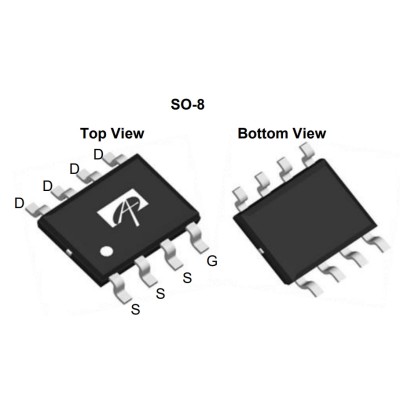 Микросхема AOSP21357 P-Channel MOSFET 30V 25A SO8