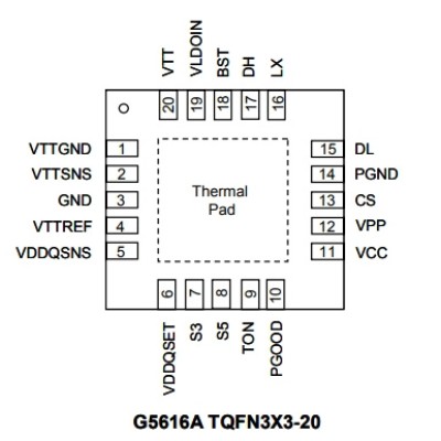 Микросхема G5616ARZ1U