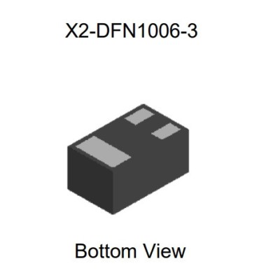 Микросхема DMN32D2LFB4 N-Channel MOSFET 30V 0.3A X2DFN10063