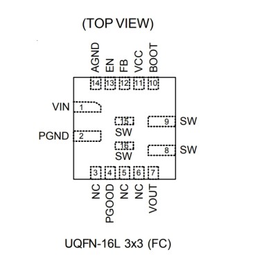 Микросхема RT6223AGQUF 9J=