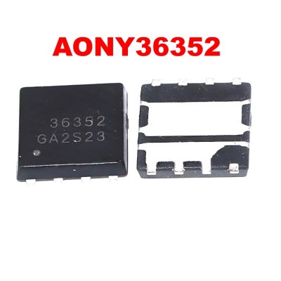 Микросхема AONY36352 Dual N-Channel MOSFET 30V 49A/85A DFN5x6D