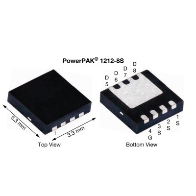 Микросхема SISS66DN N-Channel MOSFET 30V 178.3A PowerPAK1212-8S Микросхема SISS66DN N-Channel MOSFET 30V 178.3A PowerPAK1212-8S