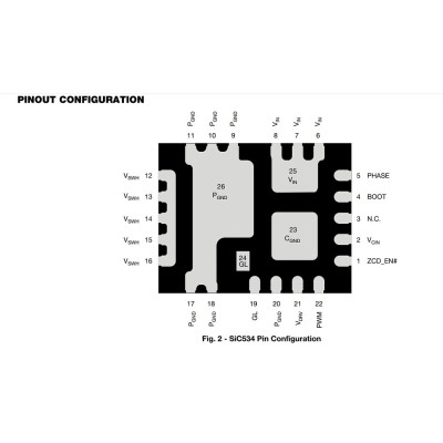 Микросхема SIC534CD-T1-GE3 Bulk