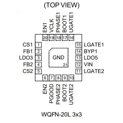 Микросхема RT6575CGQW 5Y= RF